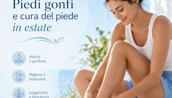 Cura del piede in estate