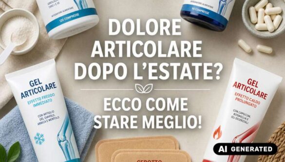 Dolori articolari dopo l’estate: cause, rimedi e prodotti utili