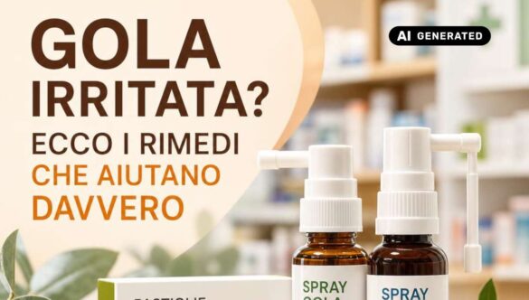 Gola irritata? Spray, pastiglie e rimedi naturali