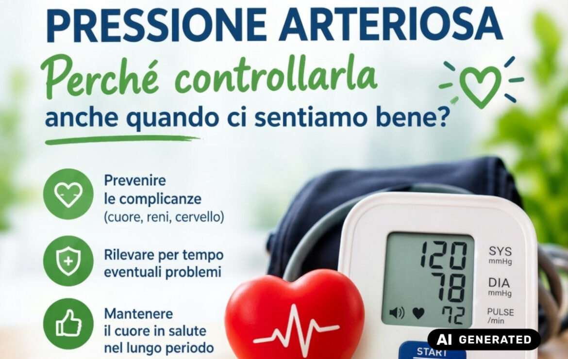 Pressione arteriosa: perché controllarla