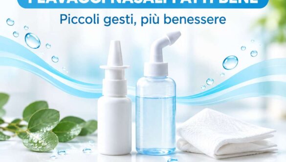Naso chiuso e lavaggi nasali