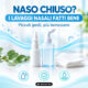 Naso chiuso e lavaggi nasali